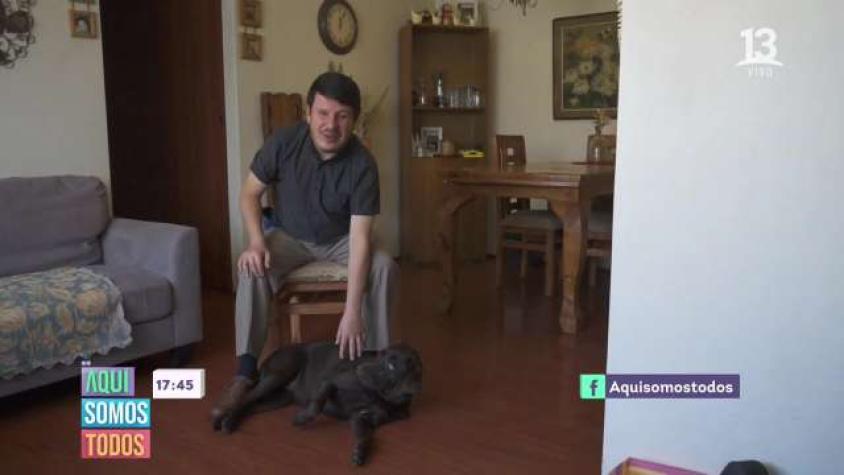 Alejandro nos explicó la importancia de un perro guía en el programa