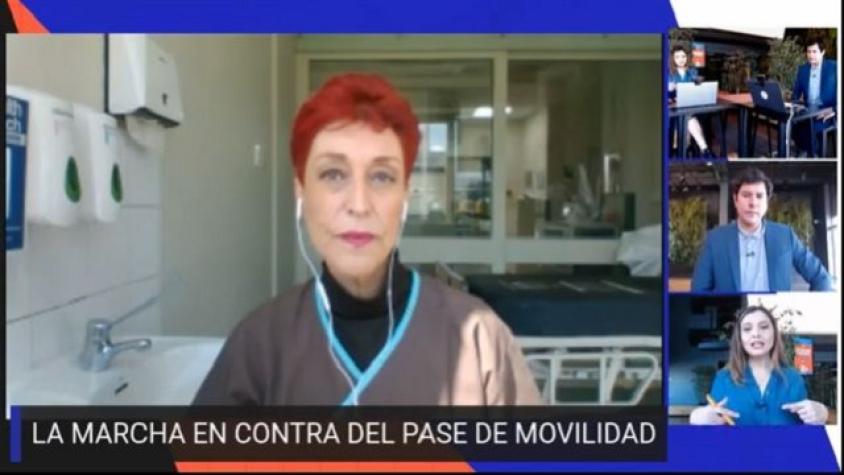 "El sufrimiento no ha logrado ser comprendido": Dra. Carolina Herrera por marcha en contra del Pase de Movilidad
