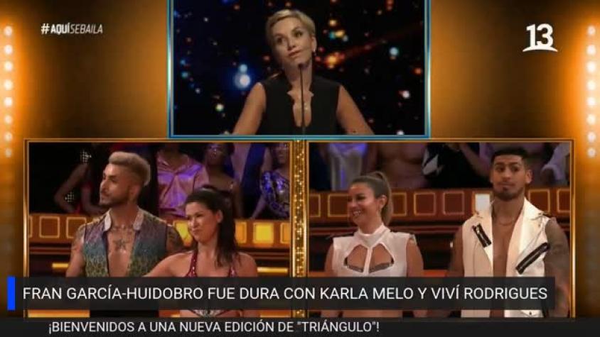 Las duras críticas de Fran García-Huidobro a Karla Melo y Vivi Rodrigues