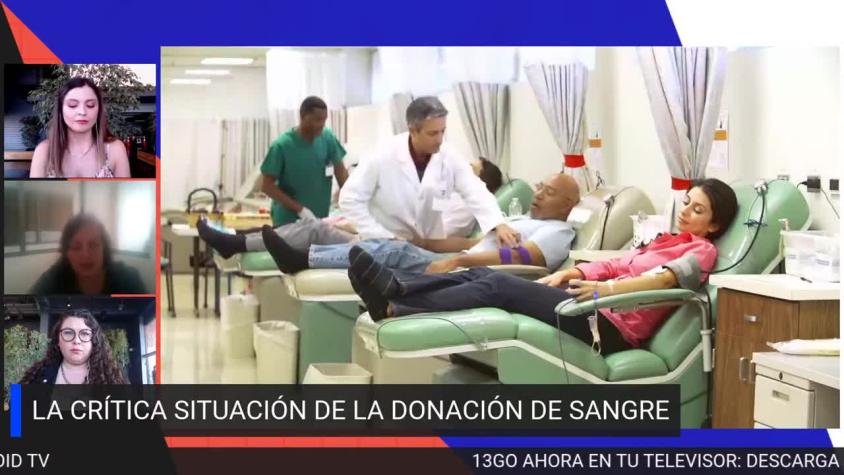 "Había miedo a contagiarse con Covid": número de donaciones de sangre a la baja 