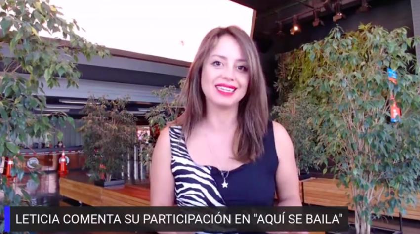 Leticia Zamorano comentó su participación en “Aquí se Baila”