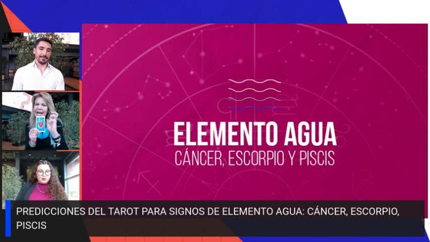 Predicciones del tarot para signos del elemento agua: Cáncer, Escorpio y Piscis