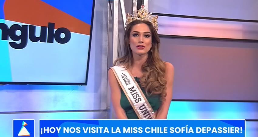 Miss Universo Chile dejó en claro su futuro: "Me gustaría trabajar en la tele"