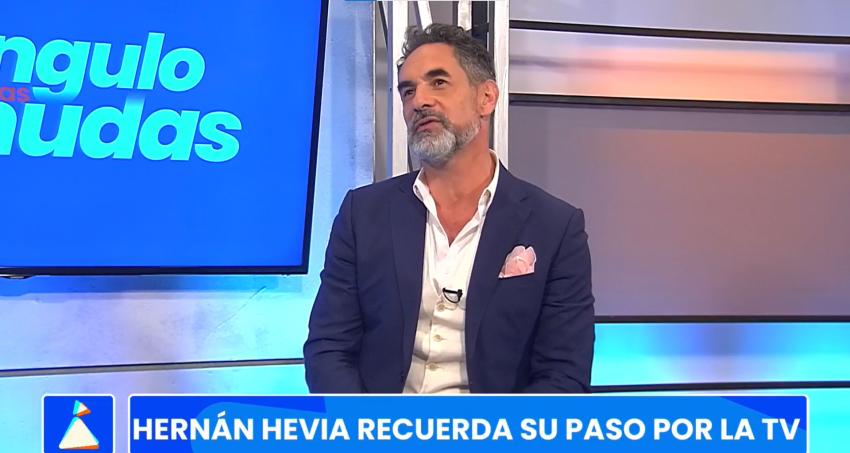 "Fue un aprendizaje fantástico": Hernán Hevia recordó su paso por teleseries de Canal 13