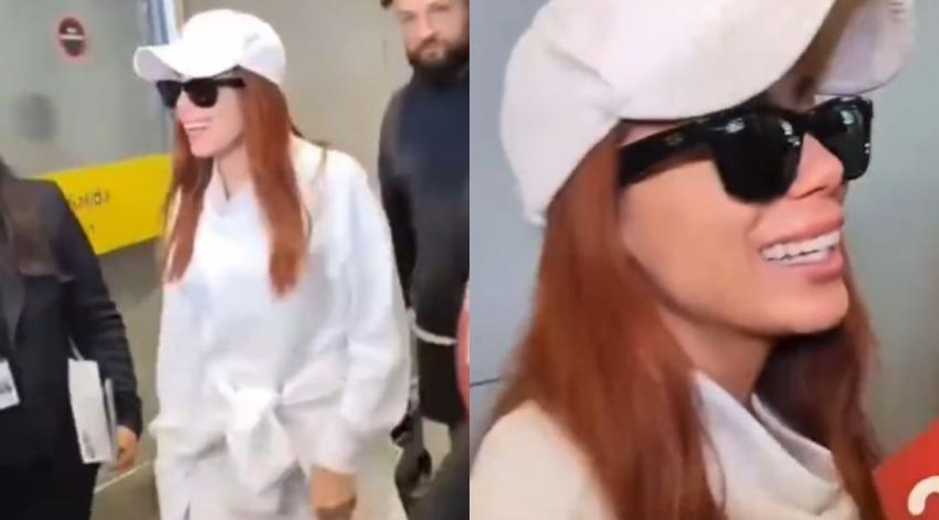 "Estoy muy feliz": así fue la llegada de la brasileña Anitta a Chile para presentarse en Viña 2024