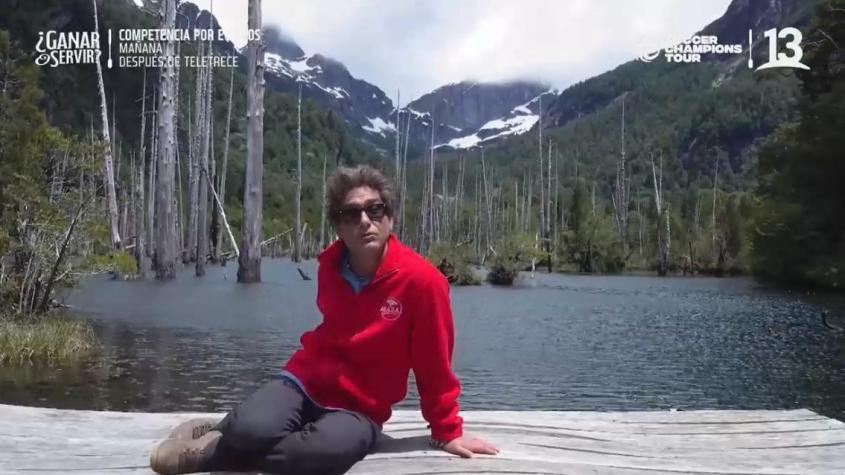 Claudio Iturra visitó los bosques milenarios en el segundo capítulo de La ruta de la Patagonia