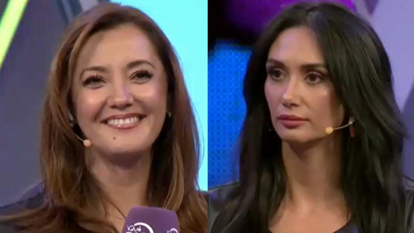 El divertido cara a cara de Pamela Díaz y Priscilla Vargas