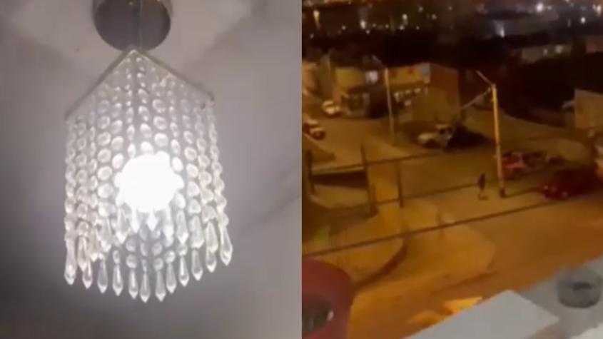 Los videos que dejó el fuerte terremoto en la región de Antofagasta