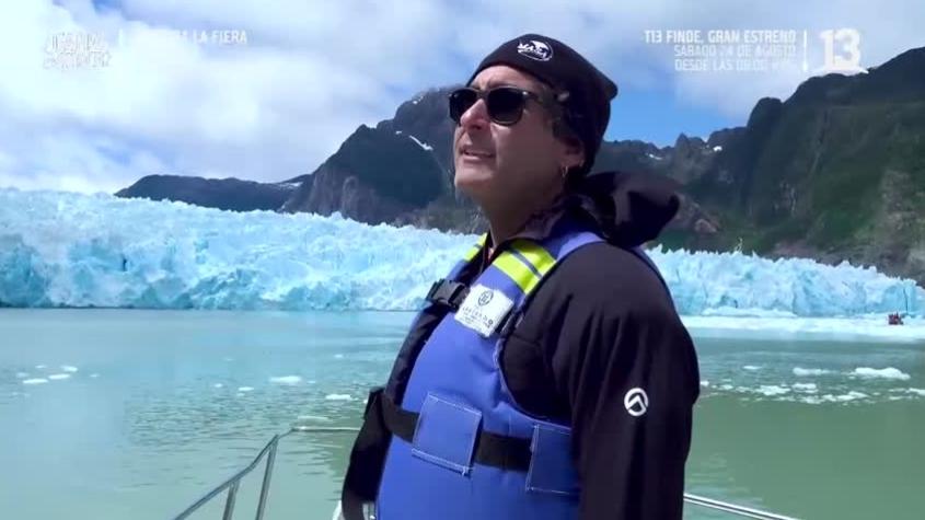 "¿Qué más le puedes pedir a la vida?”: Claudio Iturra se maravilló con el glaciar San Rafael en “La Ruta de la Patagonia”
