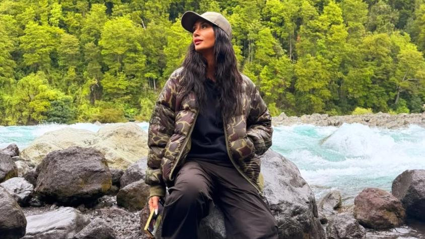 Las bellas postales que compartió Pamela Díaz de sus vacaciones familiares en el sur de Chile