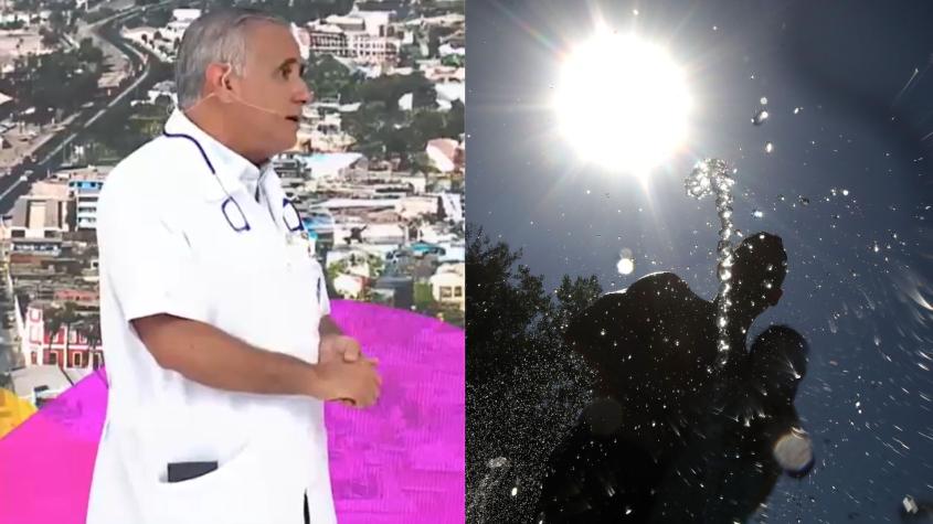33 grados en Santiago: Doctor Ugarte explica cómo ayudar a una persona que sufre un golpe de calor