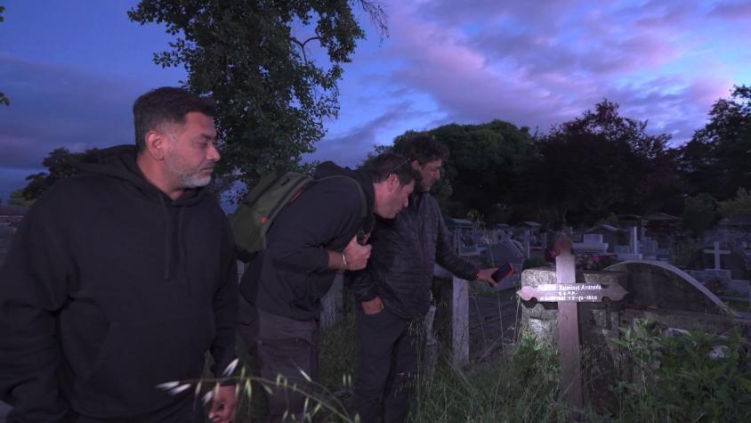 Pancho, Jorge y Pedro recorren el Cementerio de Chillán de noche realizando psicofonía