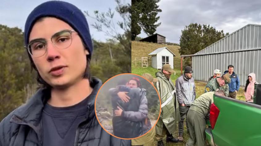 Tras seis días de intensa búsqueda: hallan con vida a joven estudiante desaparecido en Chiloé