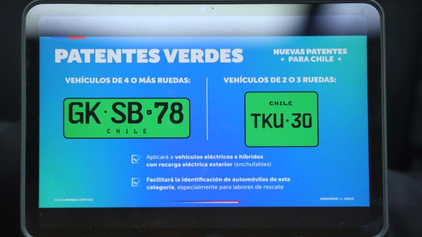 Nueva patente verde en Chile: ¿Quiénes deberán usarla y desde cuándo regirá?