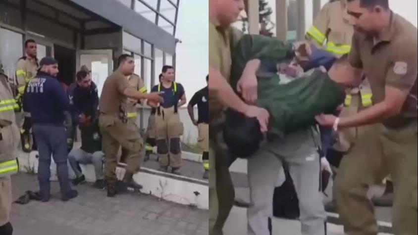Detienen a hombre que habría intentado iniciar un incendio en Penco: imágenes del sujeto se hicieron virales