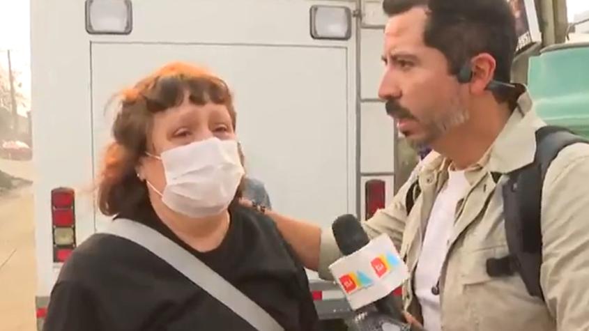 El noble gesto de notero de Tu Día con afectada que perdió su casa en Lirquén: "Yo no quiero..."