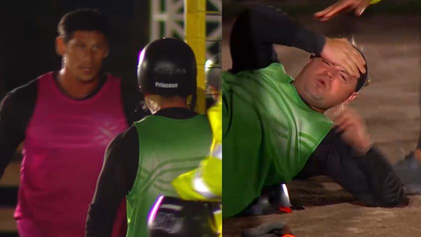 "Me pegaste, no estaba jugando”: Princeso terminó en el suelo tras confuso incidente con Matías Ramos