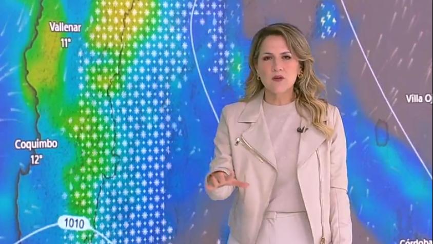 Nuevo pronóstico de Michelle Adam: foco estará en Atacama y Coquimbo