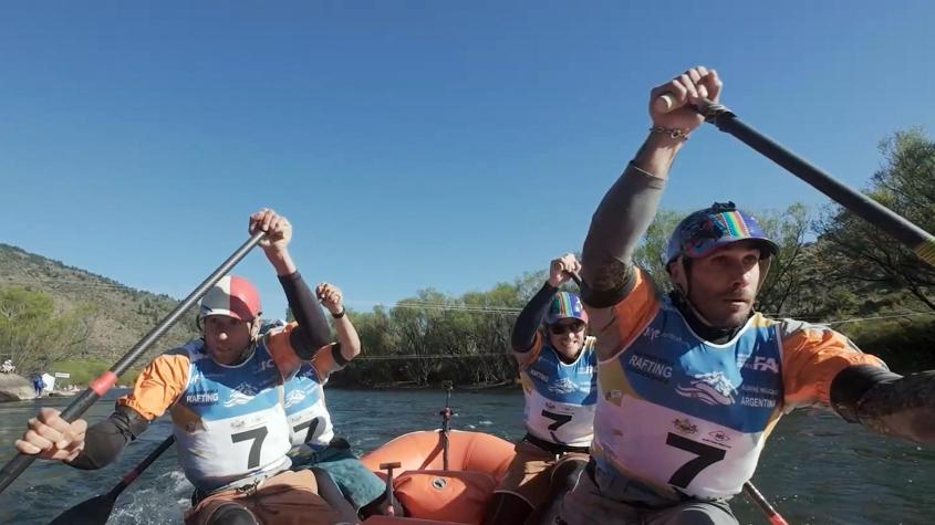 Pangal Andrade y su equipo debutan en el Mundial de Rafting: así les fue en las primeras pruebas