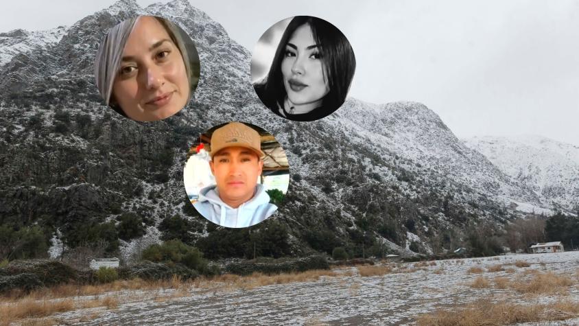 Revelan cómo lograron sobrevivir las tres personas desaparecidas en el Cajón del Maipo