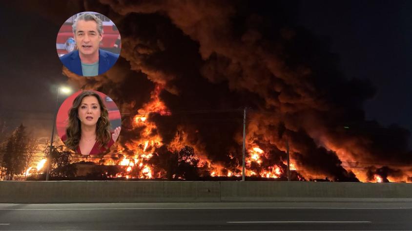 El descontento de José Luis Repenning y Priscilla Vargas por testimonio de trabajador de empresa cercana a incendio de Quilicura: "Sentido común, Dios mío"