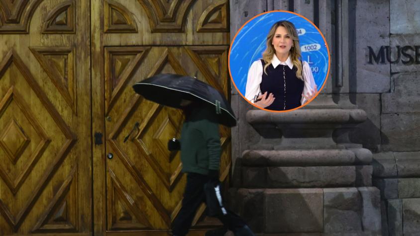 Michelle Adam pronostica a qué hora comenzará la lluvia este jueves en Santiago