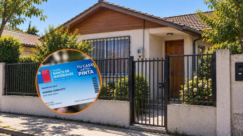 Tarjeta Banco de Materiales: cómo acceder a la gift card de hasta $1,6 millones para reparar tu casa