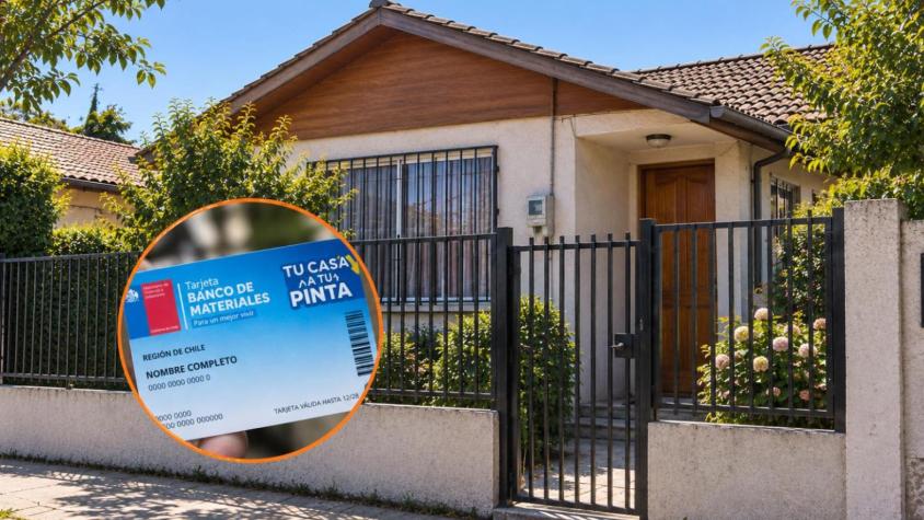 Hasta $1,6 millones para mejorar tu casa: quiénes pueden acceder a la gift card del Minvu