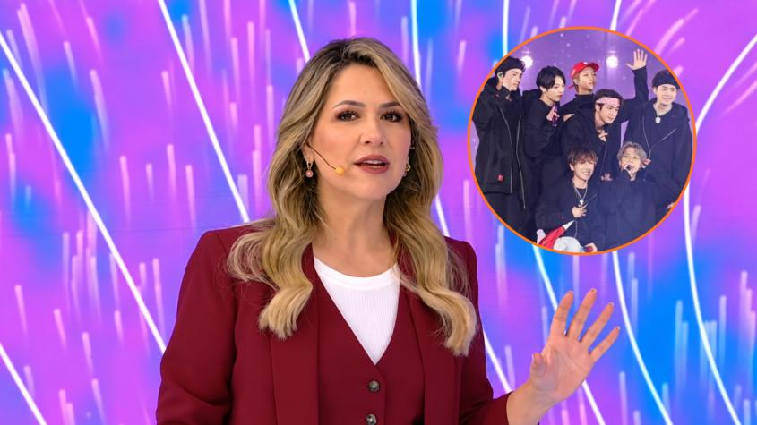 Michelle Adam entregó el pronóstico meteorológico para los conciertos de BTS en Chile