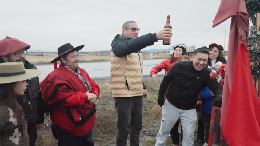 ¡Emocionante! Pancho conoció la devoción de la gente de Villa Dorotea por el Gauchito Gil