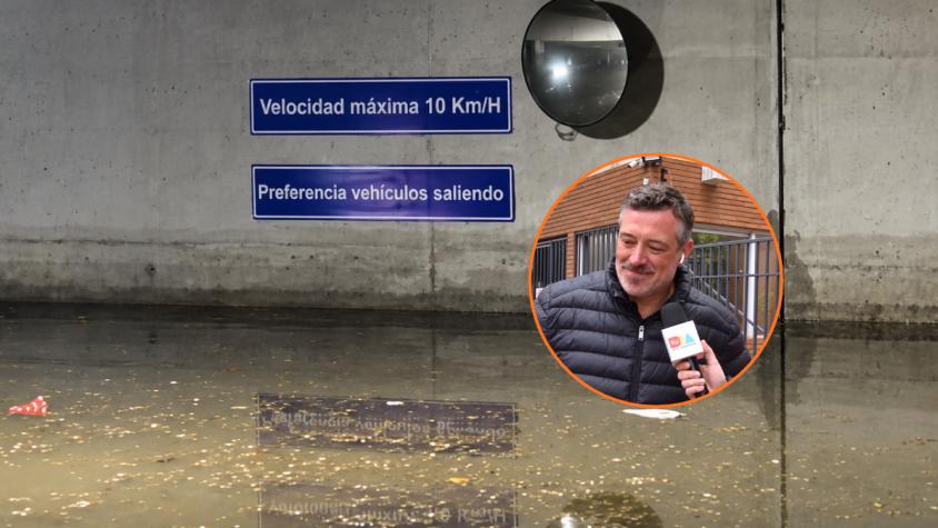 La medida que tomaron en edificio de Ñuñoa para enfrentar las intensas lluvias que se esperan este martes