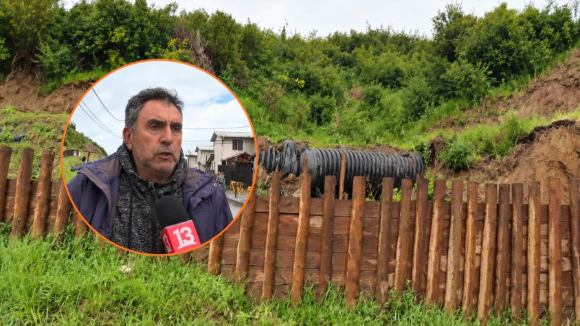 Socavón en Arauco: dirigente pide más apoyo de las autoridades y compara respuesta con aluvión en Las Condes