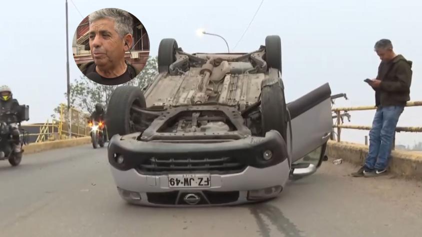 Conductor sufrió accidente para evitar atropellar a perrito en Quinta Normal: Tu Día hizo una especial campaña de ayuda