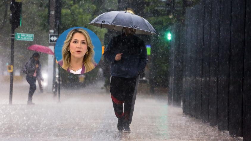 Tormentas en la Región Metropolitana: Michelle Adam informa a qué hora lloverá el viernes 30