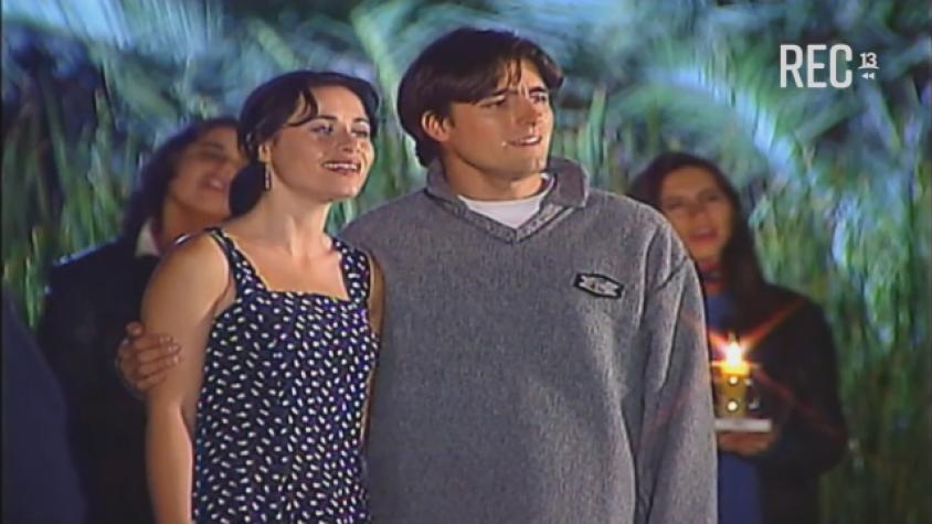 Amaya Forch y Jorge Zabaleta cantando "Noche de Paz"